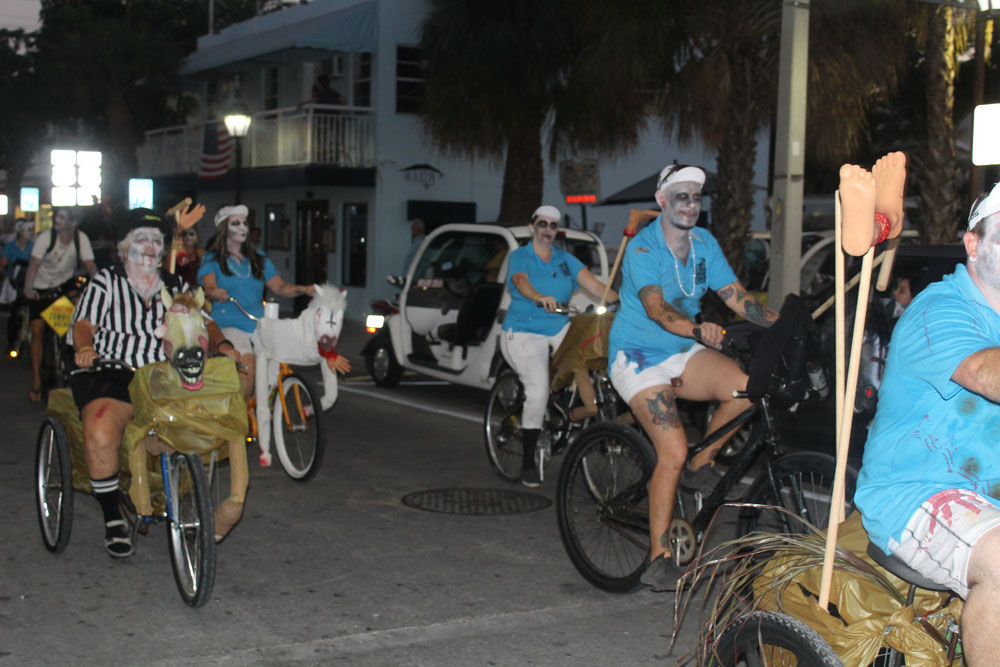 Zombie Bike Ride 2018 photo - Duval Street, Key West